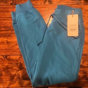 mandala jogger scrub bottoms